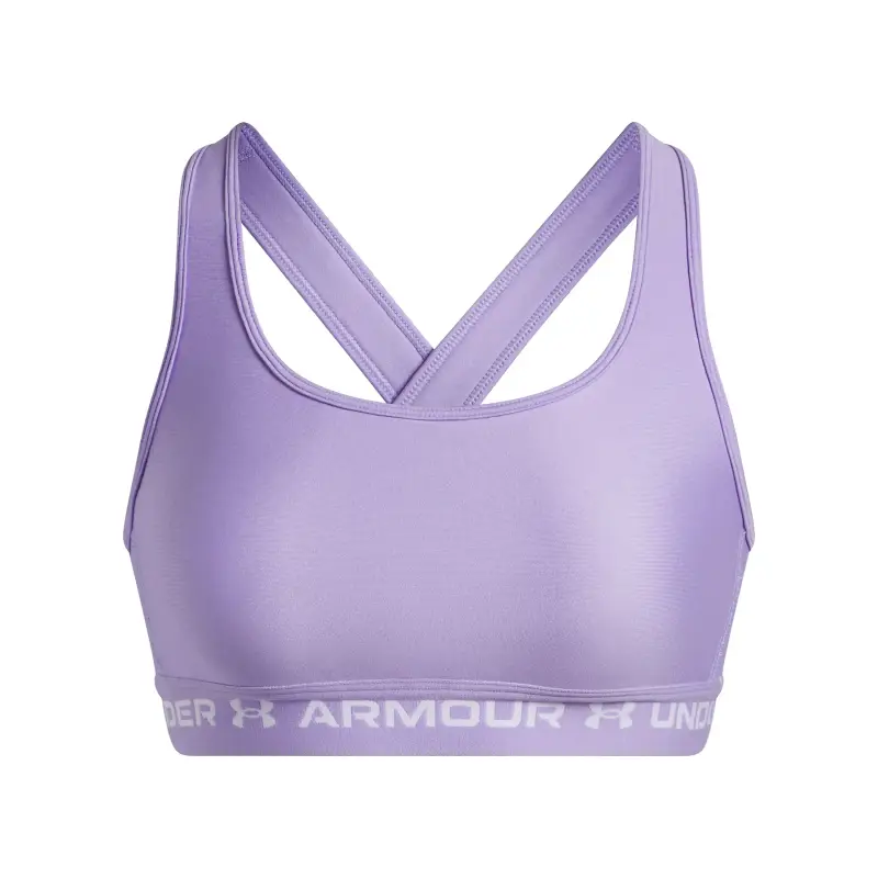 Reggiseno sportivo Under Armour Crossback Blanc