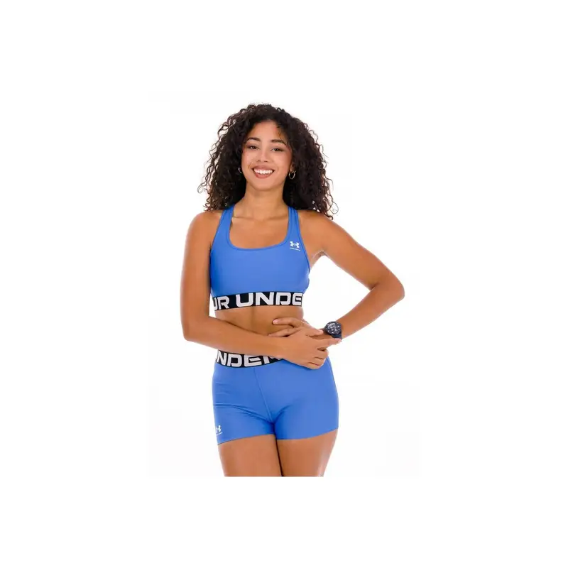 Reggiseno sportivo Under Armour Crossback Bleu