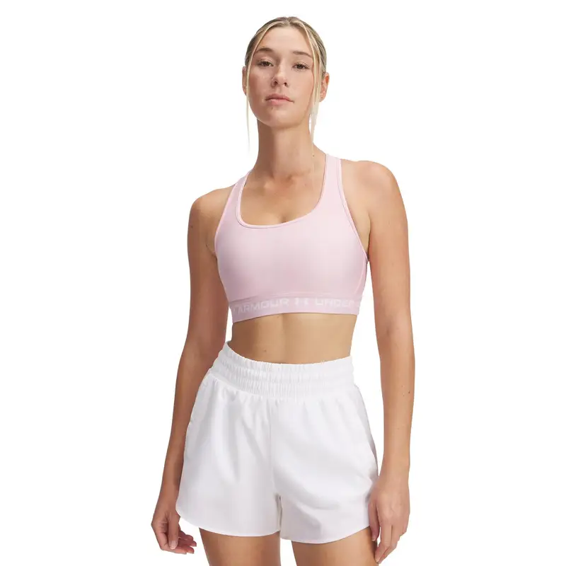 Reggiseno sportivo Under Armour Crossback Mid Rose