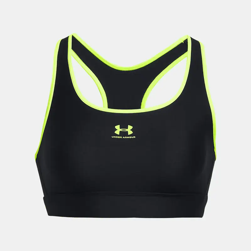 Reggiseno Sportivo Under Armour Senza Imbottitura Nero E Giallo Neon | Under Armour