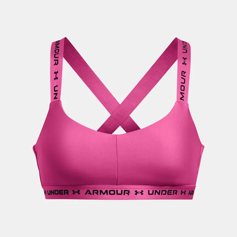 Reggiseno Under Armour Donna Incrociato Sul Retro Rosa | Under Armour