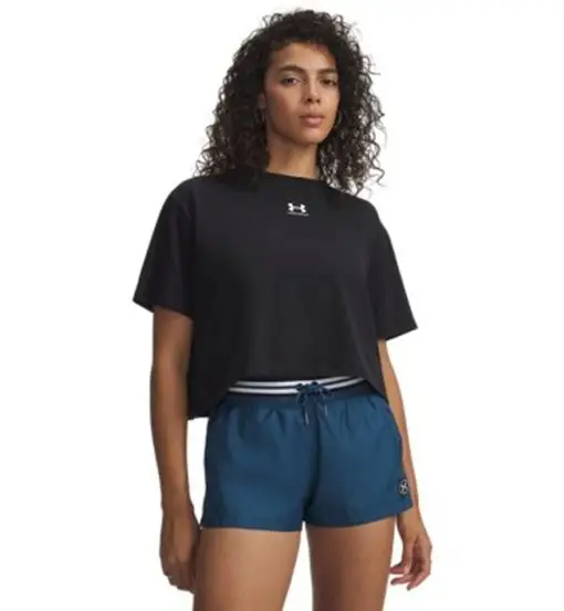 Rival Boxy Solid - T-shirt - donna Black