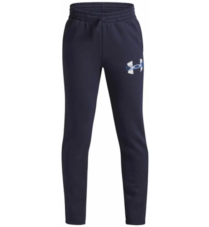 Rival Fleece Colorblock Graphic Jr - pantaloni fitness - ragazzo Blue