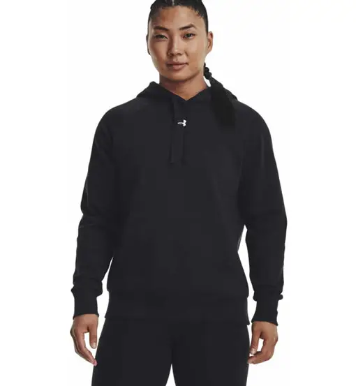 Rival Fleece W - felpa con cappuccio - donna Black