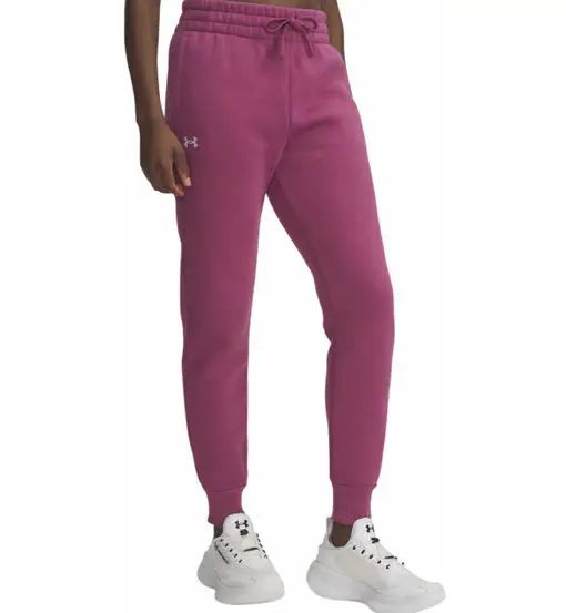 Rival Fleece W - pantaloni fitness - donna Dark Pink