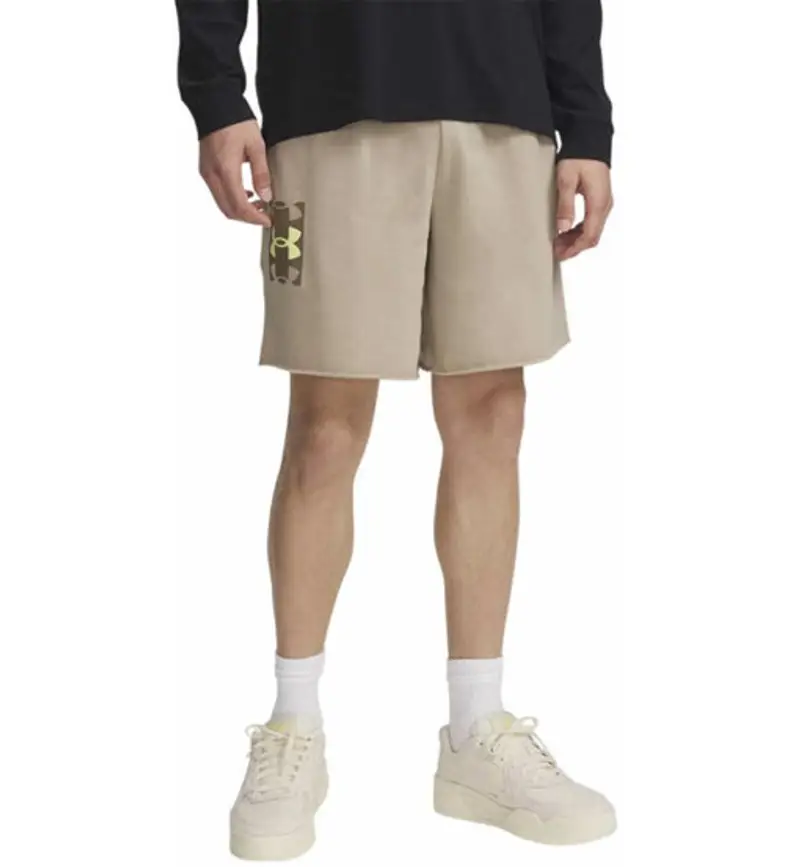 Rival Terry Logo 8 In - pantaloni fitness - uomo Beige