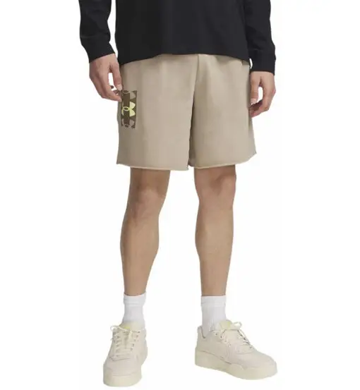 Rival Terry Logo 8 In - pantaloni fitness - uomo Beige