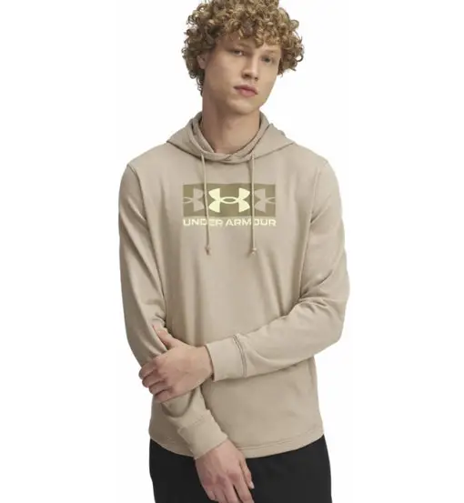 Rival Terry Logo - felpa con cappuccio - uomo Light Brown