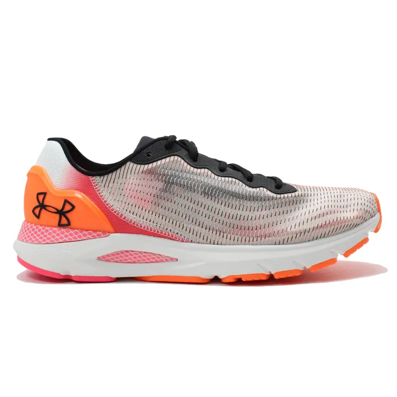 Scarpa da Running Uomo Sonic 6 BRZ Nero Bianco Arancione | Under Armour Grigio