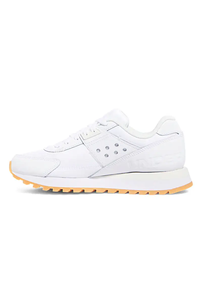 Scarpe bianche in nylon con inserti Under Armour Essential Runner [BIANCO] miniatura 3