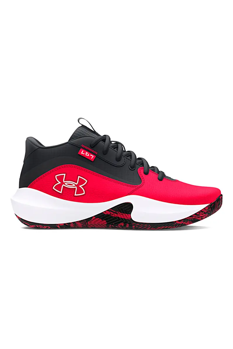 Scarpe da Basket Nere e Rosse Under Armour Lockdown 7 [ROSSO]