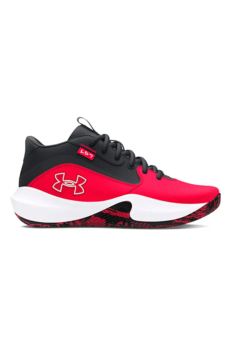 Scarpe da Basket Nere e Rosse Under Armour Lockdown 7 [ROSSO]