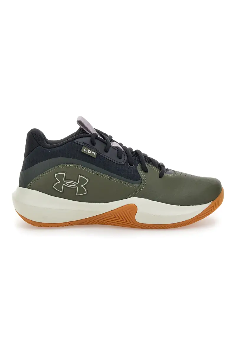 Scarpe da basket verdi con suola gum Under Armour Lockdown 7 [MARINE]