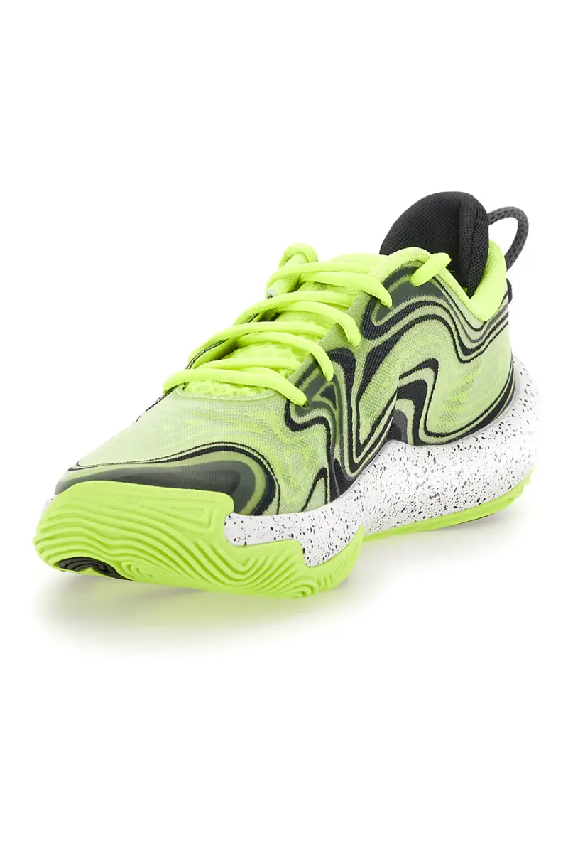 Scarpe da basket verdi Under armour Spawn 6 [HIGH VIS] miniatura 3