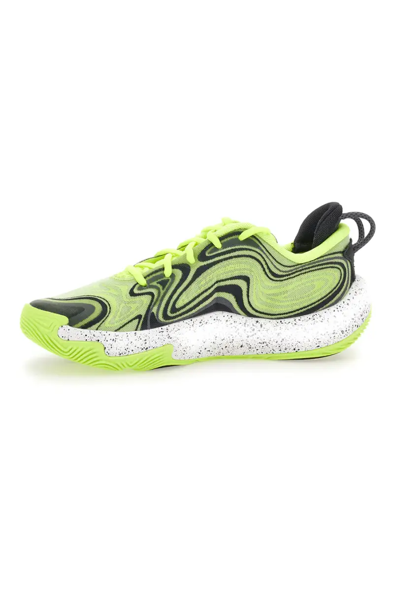 Scarpe da basket verdi Under armour Spawn 6 [HIGH VIS] miniatura 4