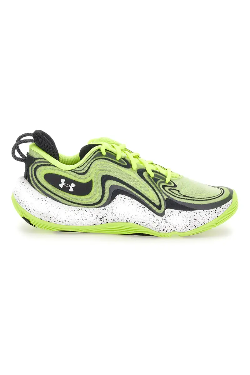 Scarpe da basket verdi Under armour Spawn 6 [HIGH VIS]