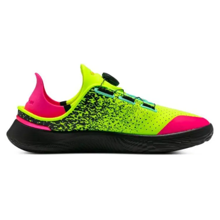 Scarpe da Corsa Casual Basse Under Armour Ua Flow Slipspeed con Quadrante Boa Sneakers Unisex Rosa Verde 3027057-300 41 miniatura 2