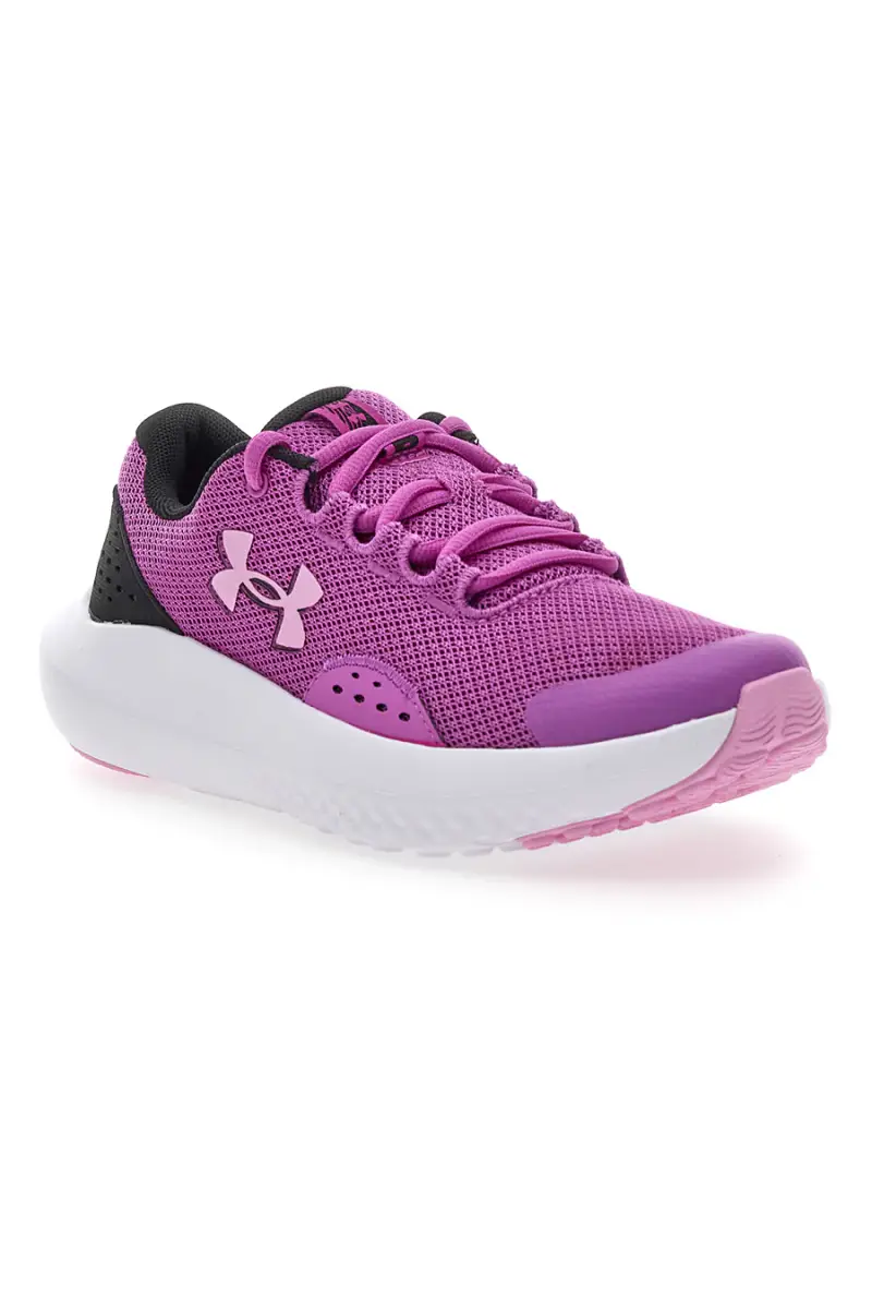 Scarpe da corsa Grade School Under Armour Surge 4 da ragazza [MAGENTA] miniatura 2