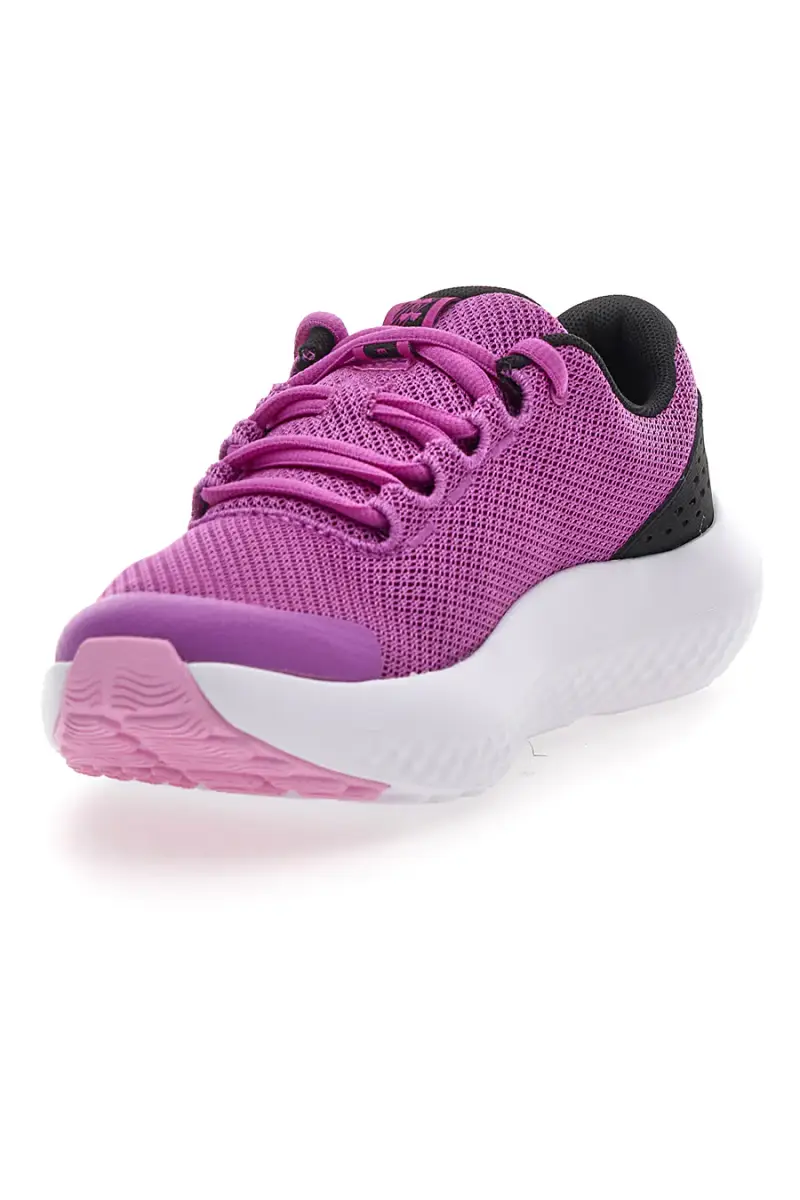 Scarpe da corsa Grade School Under Armour Surge 4 da ragazza [MAGENTA] miniatura 3
