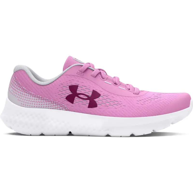 Scarpe da corsa per bambina della scuola materna Under Armour Rogue 4 AL Rose