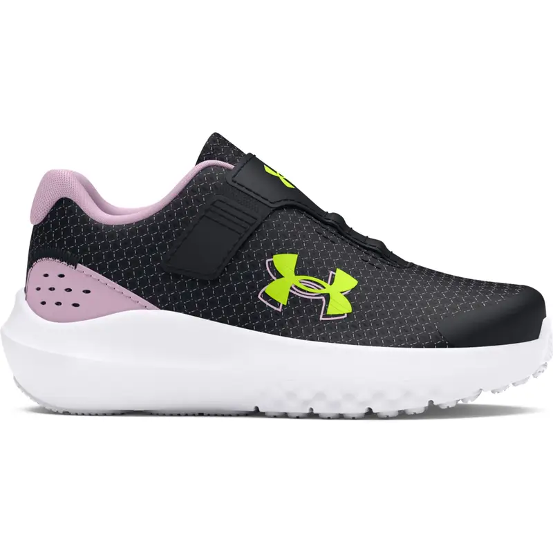 Scarpe da corsa per bambina Under Armour Surge 4 AC | Under Armour Nero