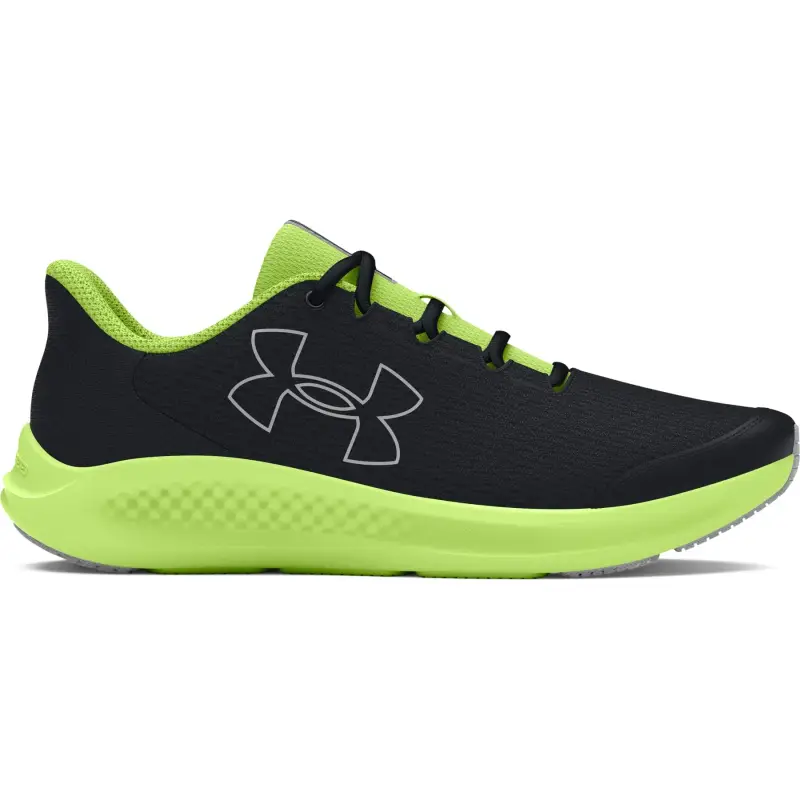 Scarpe da corsa per bambini Under Armour Charged Pursuit 3 Big Logo Noir