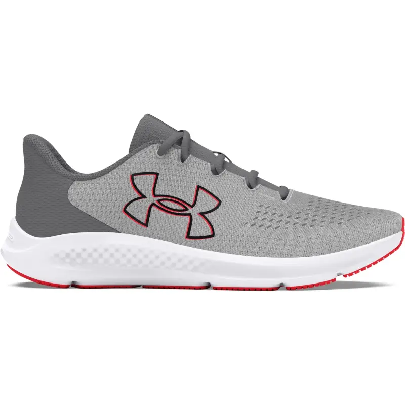 Scarpe da corsa Under Armour Charged Pursuit 3 Big Logo Gris