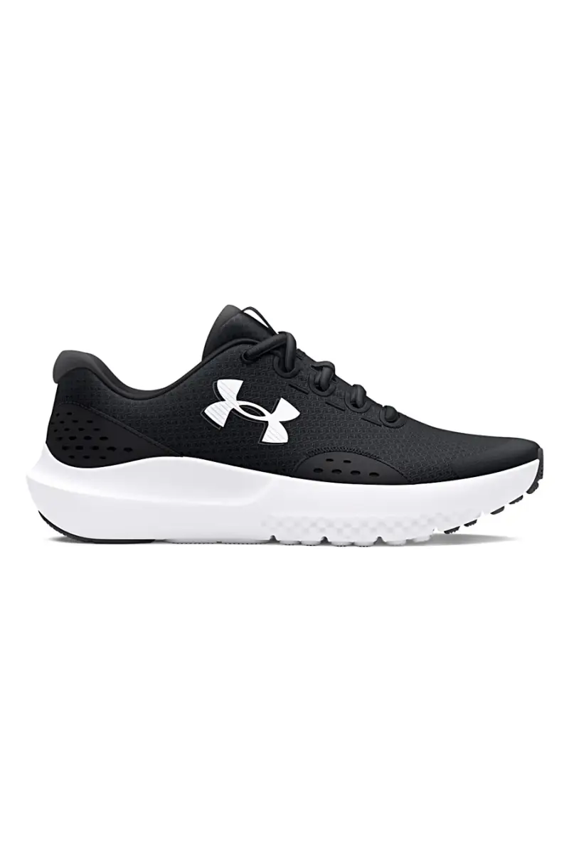 Scarpe da ginnastica ragazzo nere in mesh Under Armour BGS Surge 4 [NERO]