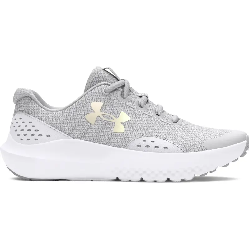 Scarpe da running per ragazze delle scuole elementari Under Armour Surge 4 Gris