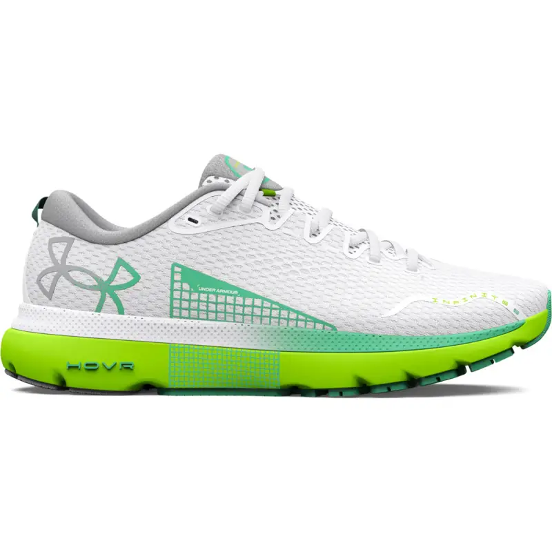 Scarpe di running femme Under Armour HOVR Infinite Blanc