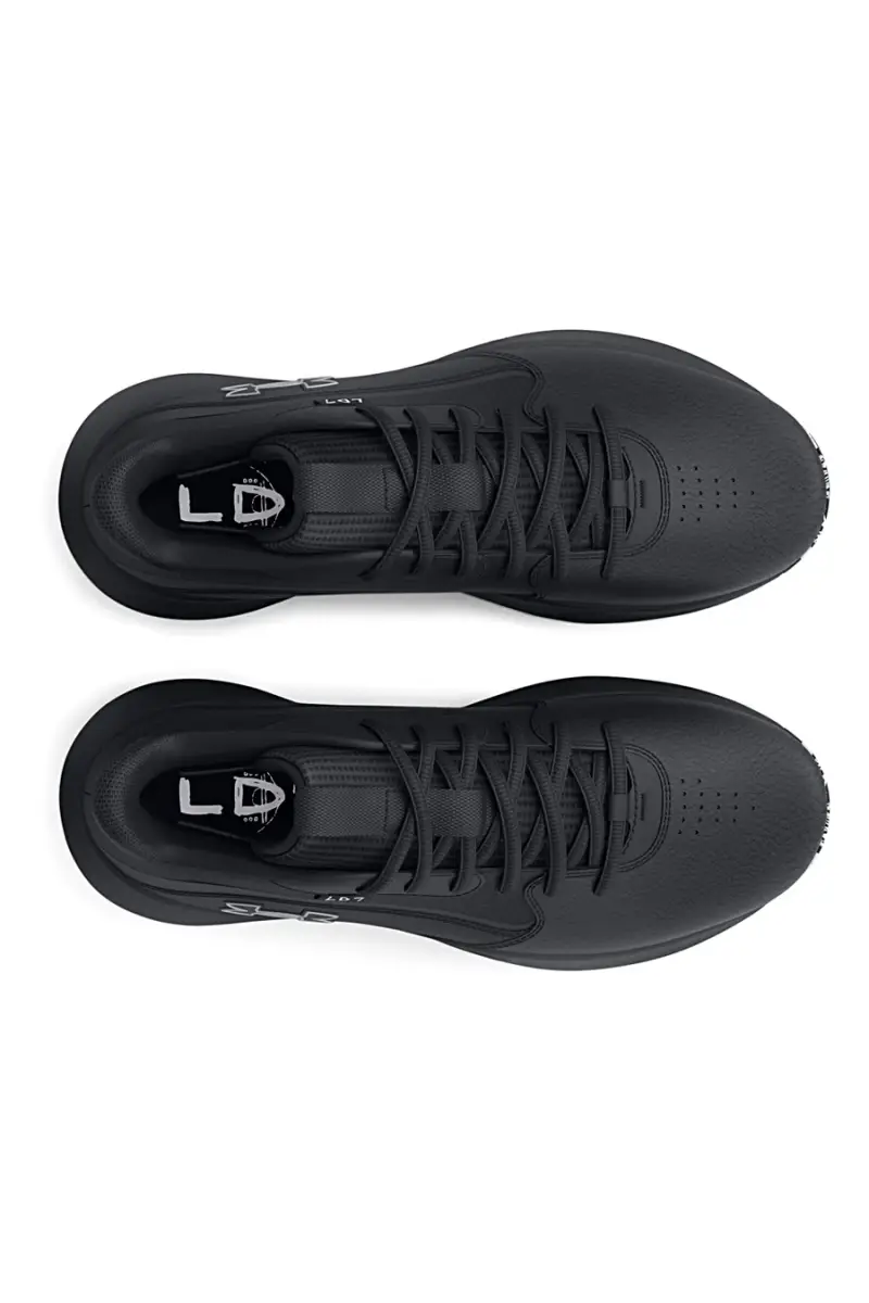 Scarpe nere con suola grafica ammortizzata Under Armour Lockdown 7 [NERO] miniatura 5