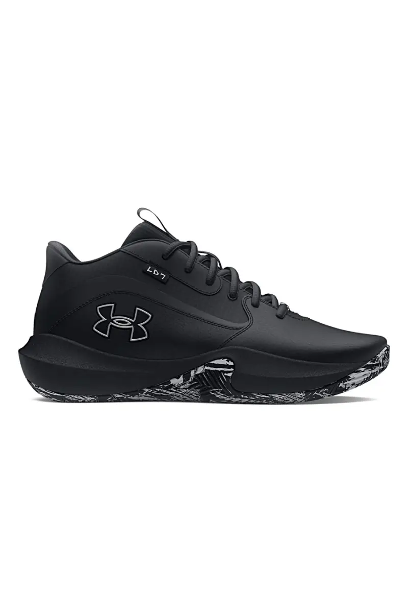 Scarpe nere con suola grafica ammortizzata Under Armour Lockdown 7 [NERO]