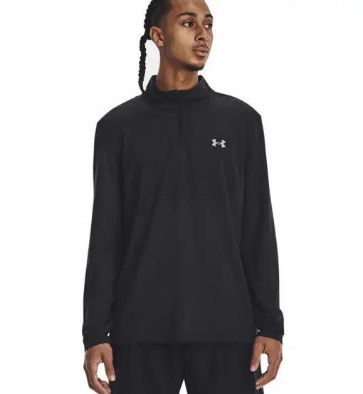 Seamless Stride 1/4 Zip - maglia running a maniche lunghe - uomo Black