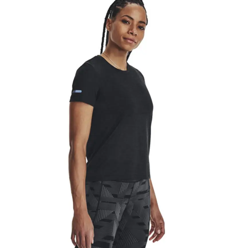 Seamless Stride - maglia running - donna Black