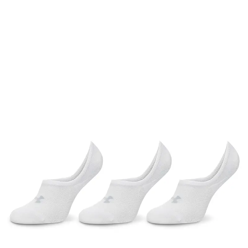Set di 3 paia di pedulini unisex Under Armour Breathe Lite 1370075 Bianco