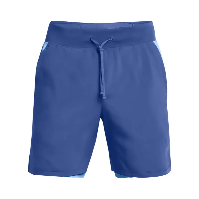 Short 2-in-1 Under Armour Launch Elite Bleu