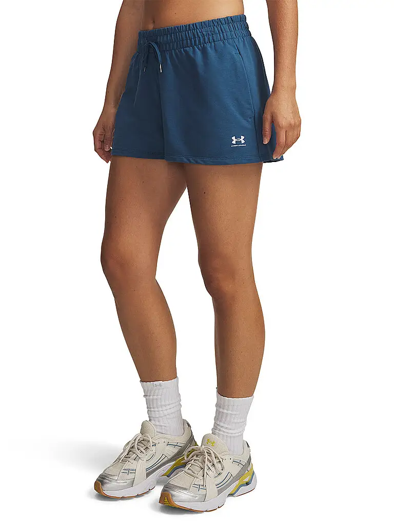 Short da donna UA Sport Terry blu | XS
