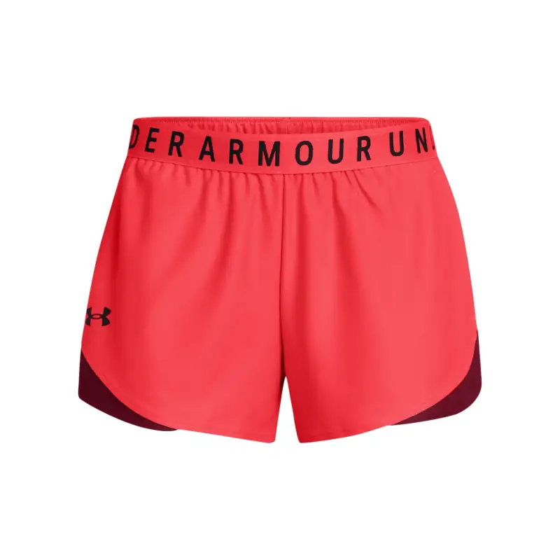 Short da donna Under Armour Play Up Rouge