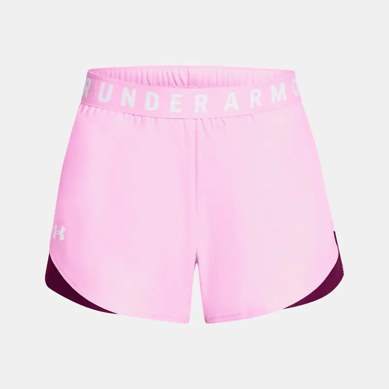 Short Rosa E Viola Donna Ua Play Up 3.0 Twist | Under Armour