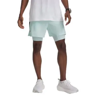 Shorts 2 in 1 Under Armour Launch Multicolore
