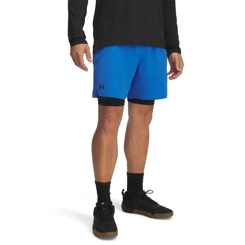 Shorts 2 in 1 Under Armour Vanish Woven Bleu