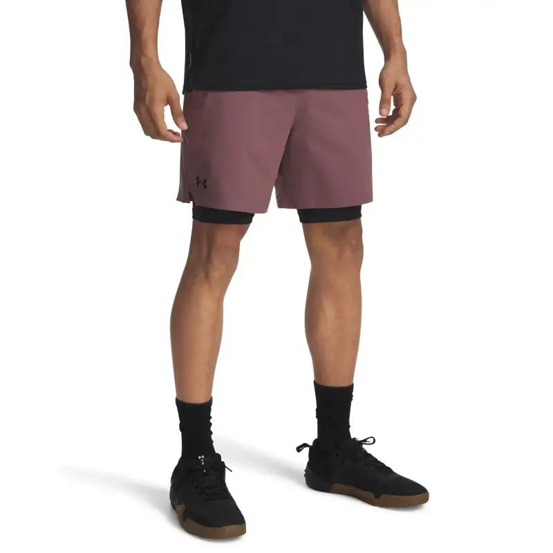 Shorts 2 in 1 Under Armour Vanish Woven Marron