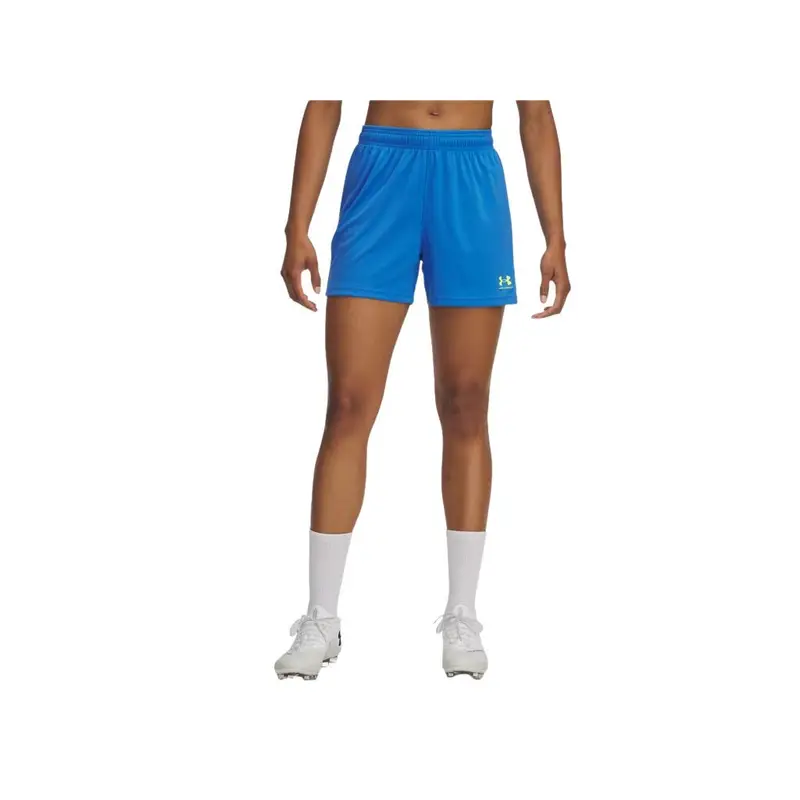 Shorts da donna in maglia Under Armour Challenger Bleu