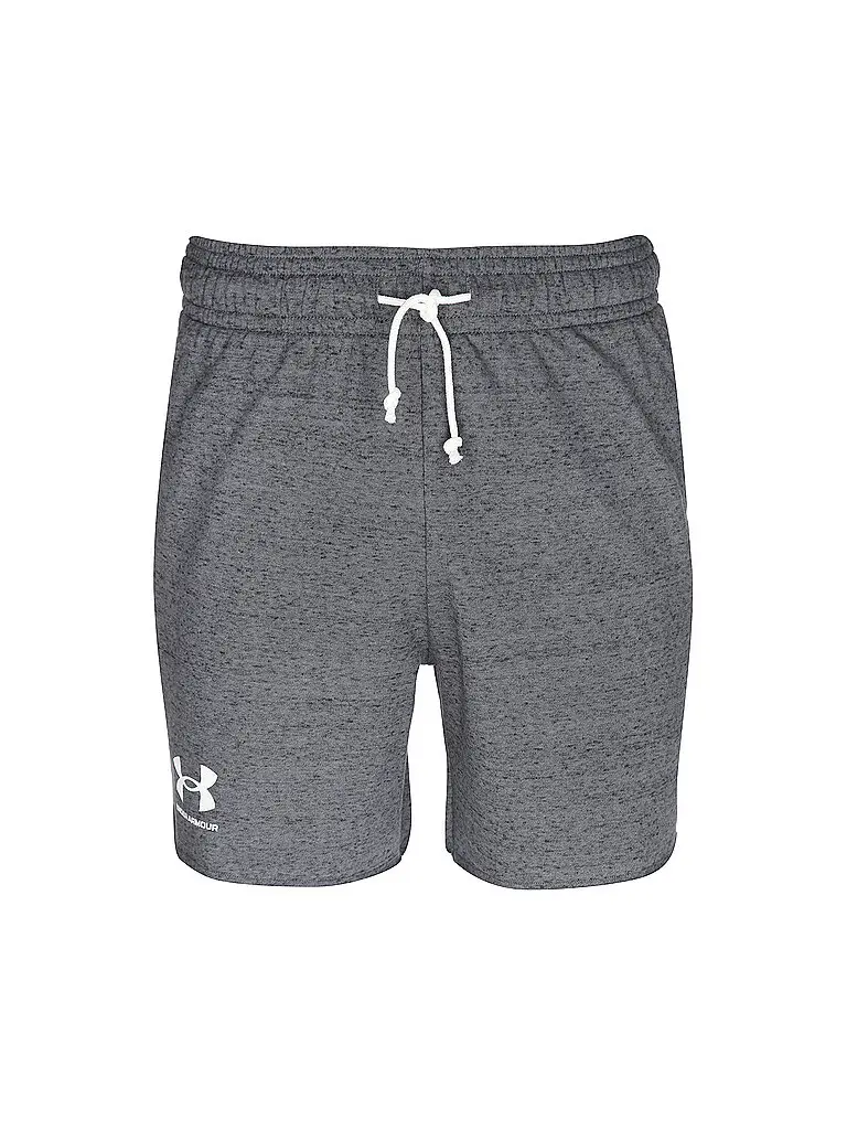 Shorts da uomo UA Rival French Terry grigio | S