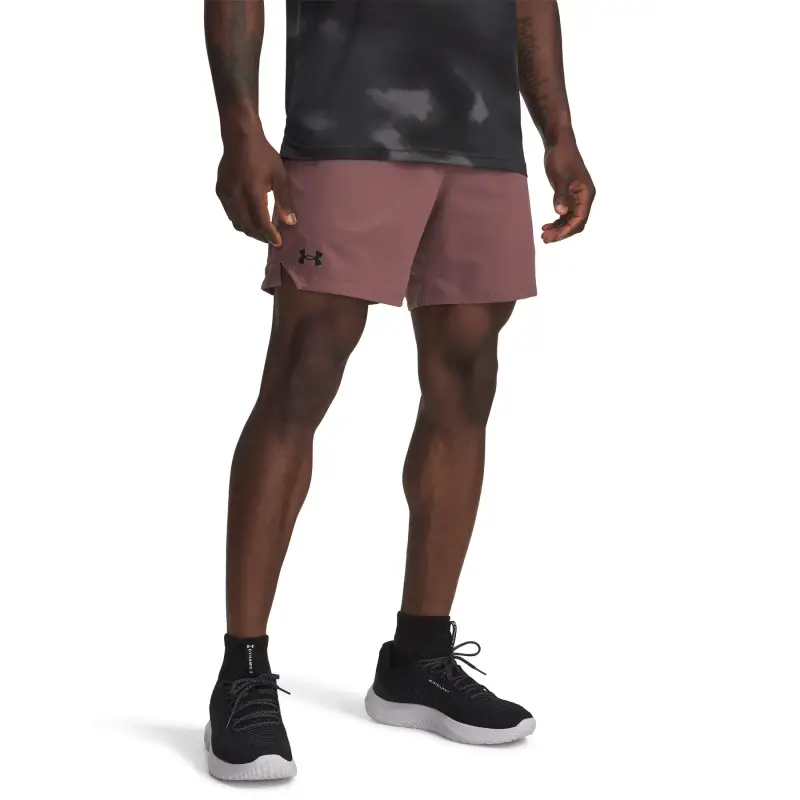 Shorts in tessuto Under Armour Vanish Marron