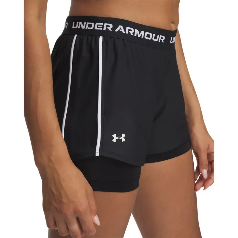 Shorts Sportivi 2In1 Nero Donna L