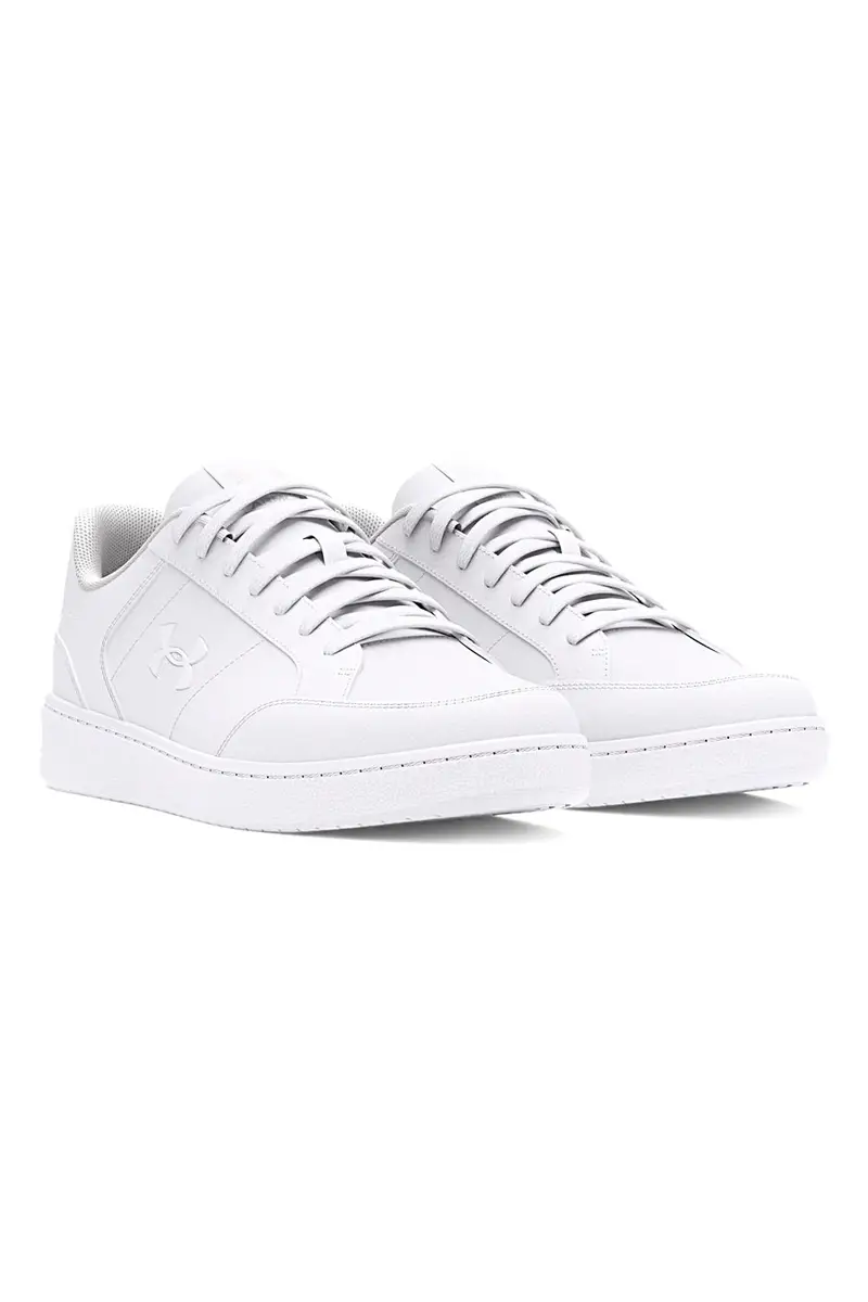 Sneakers bianche in pelle con suola comfort Under Armour W Official [BIANCO] miniatura 2