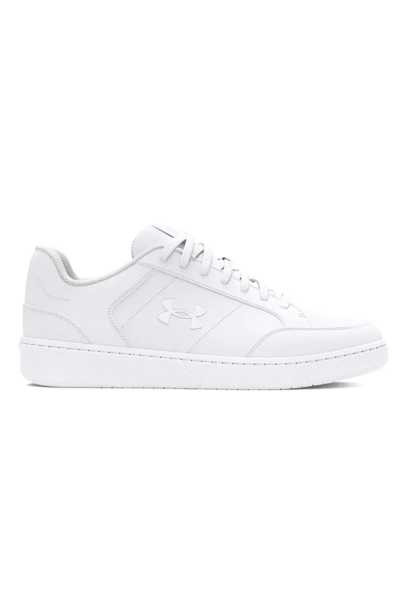 Sneakers bianche in pelle con suola comfort Under Armour W Official [BIANCO]