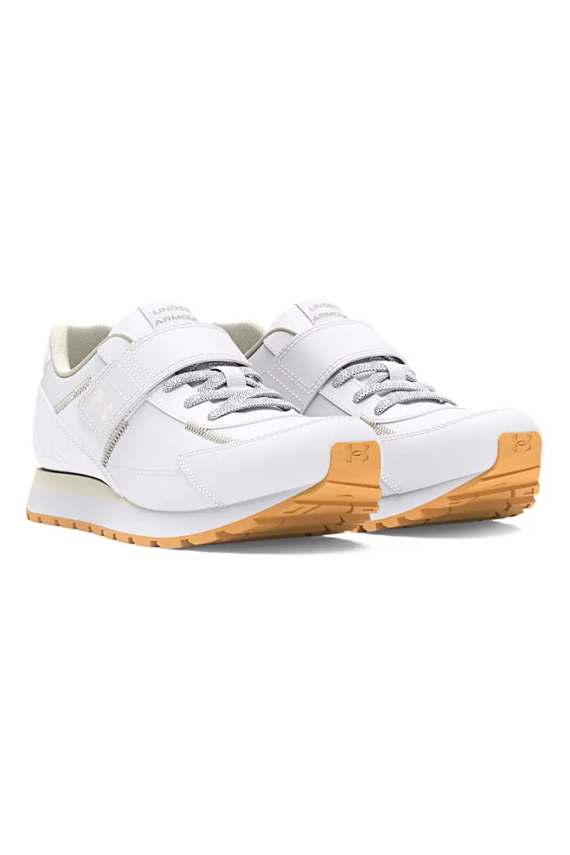 Sneakers bianche leggere con suola in gomma Under Armour Essential Runner [BIANCO] miniatura 2