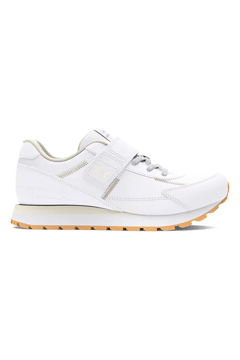 Sneakers bianche leggere con suola in gomma Under Armour Essential Runner [BIANCO]